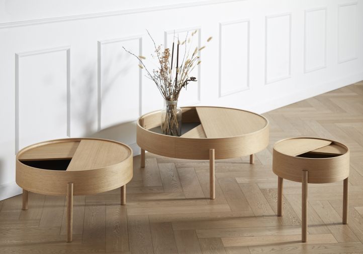 Arc Coffee table Oak oiled Woud