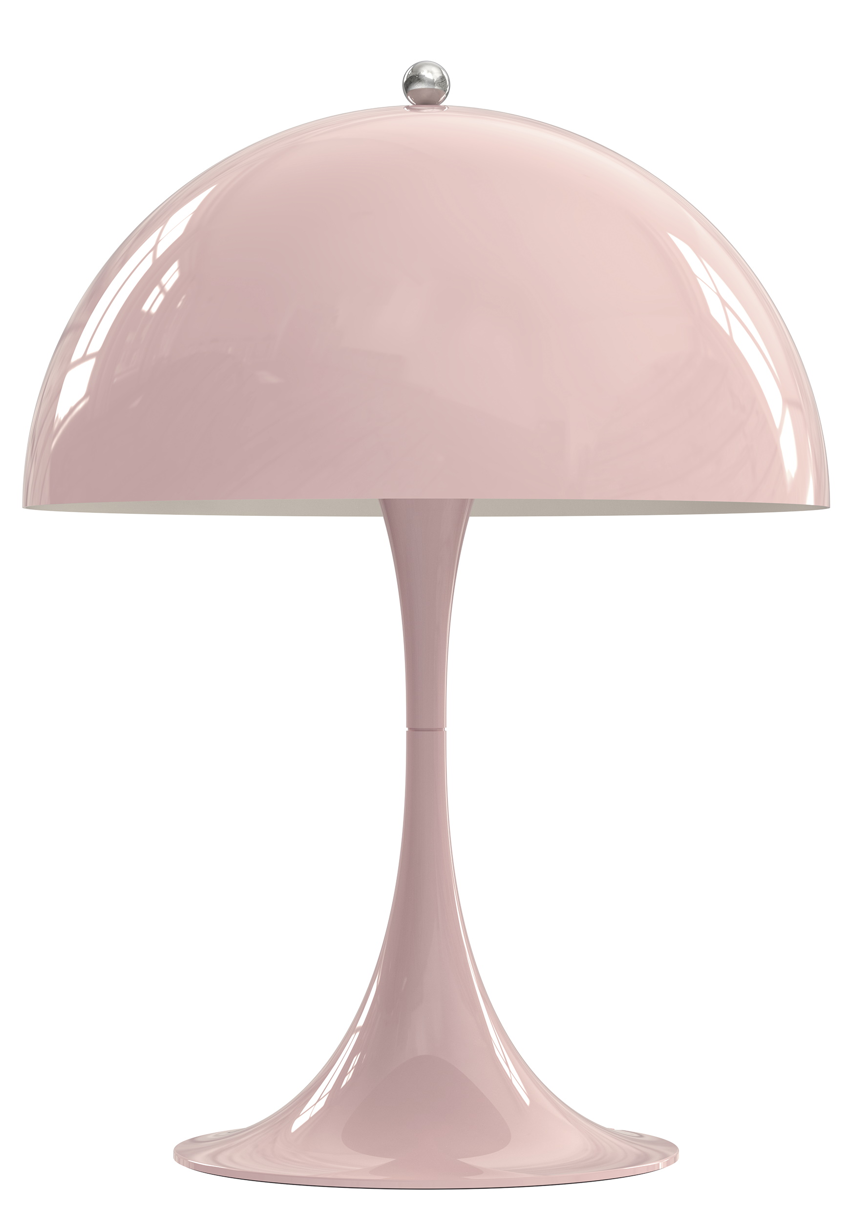 Panthella 250 Table lamp LED table lamp METAL BLASS PINK PAINTED Louis Poulsen SINGLE PIECES