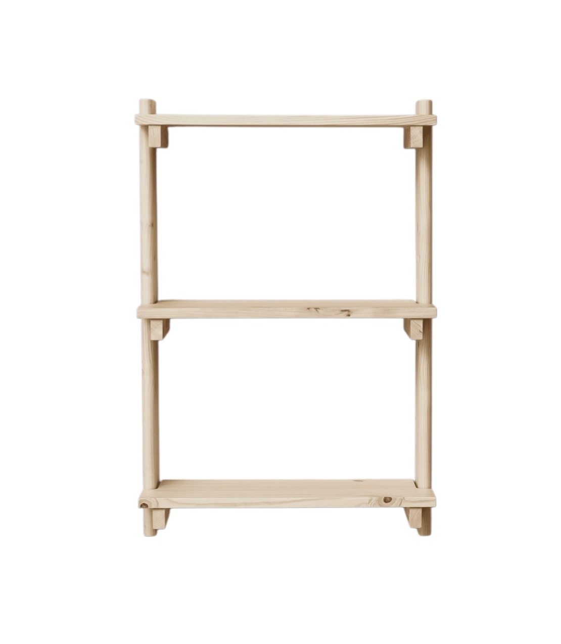 Beam wall shelf with 3 compartments Form & Refine