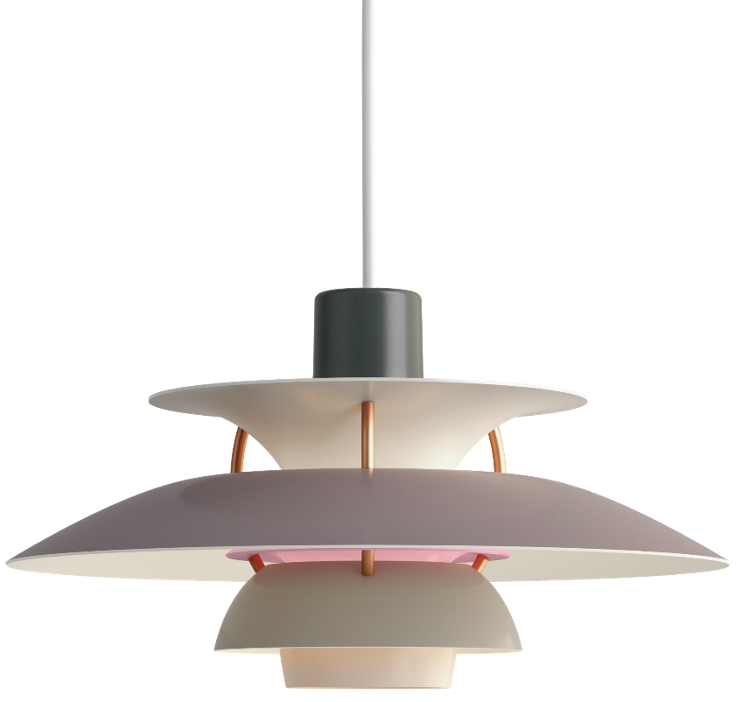 PH 5 Mini Pendelleuchte Louis Poulsen-Hues grau