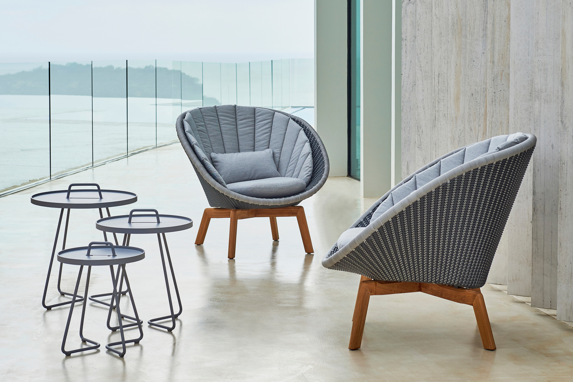 Peacock Outdoor Lounge chair Fiber Cane-Line