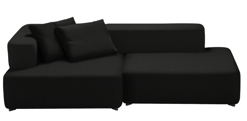 Alphabet 2-Seater Sofa Armrest Left Fritz Hansen