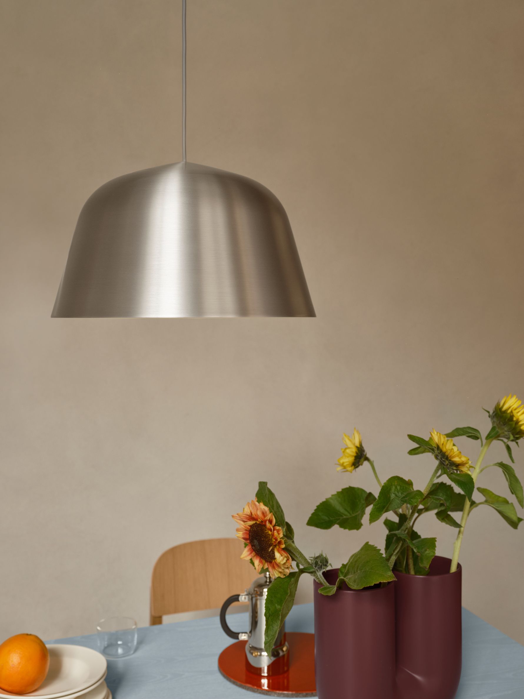 Ambit Pendant Lamp 40 Pendant light Muuto brushed aluminium