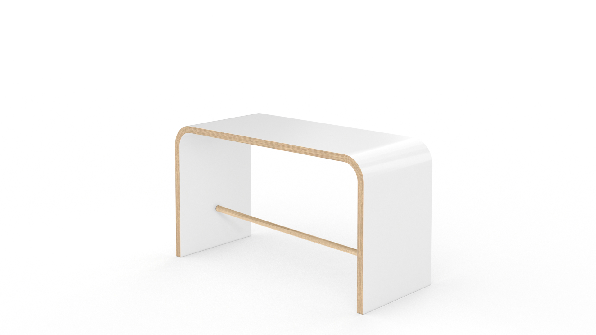 Sit stool white Tojo