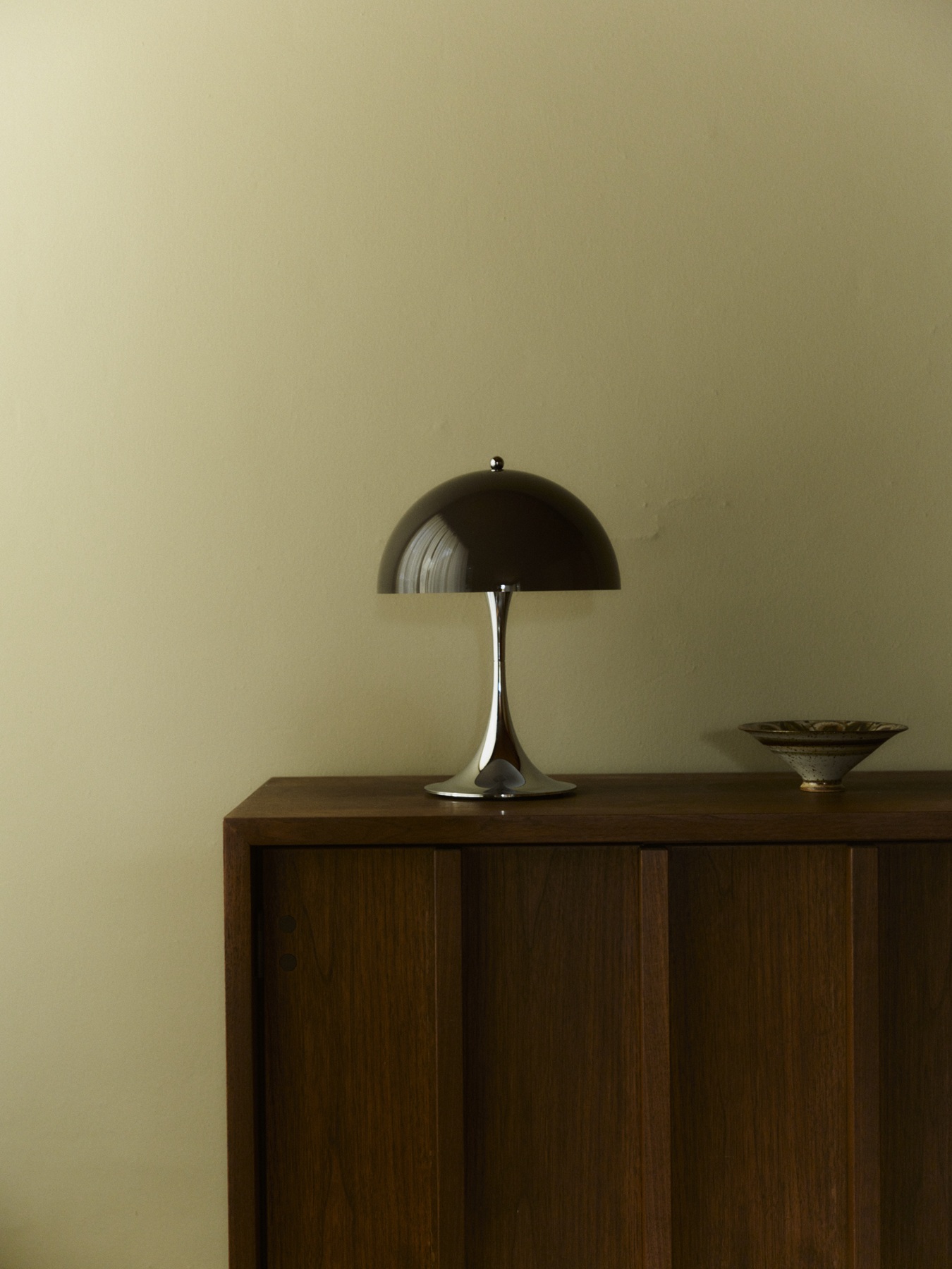 Panthella Originals 250 Portable Chrome Rechargeable lamp / table lamp Louis Poulsen