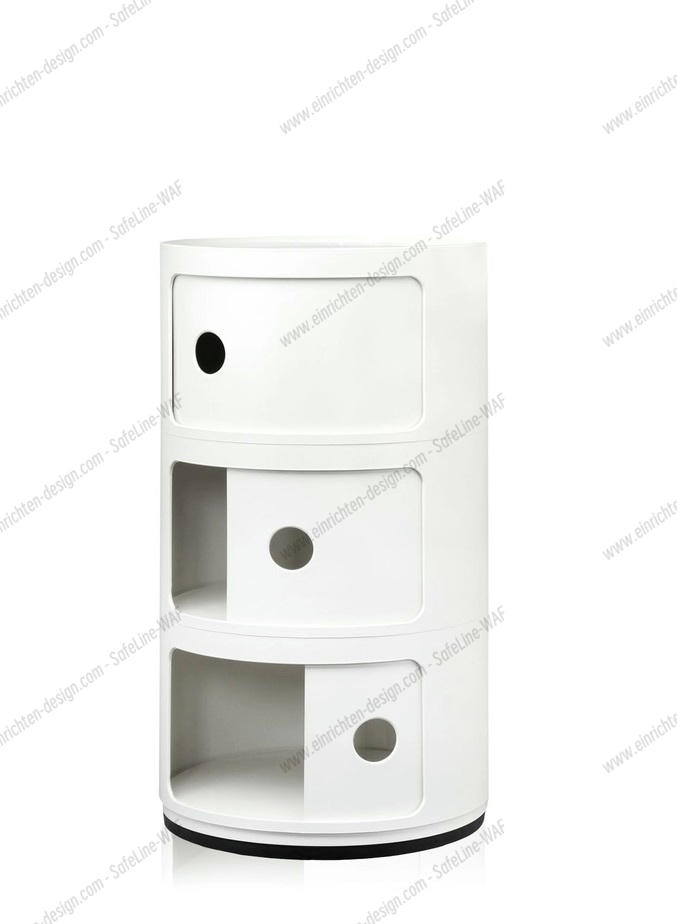 Componibili 4967 3-er Element Kartell-weiss