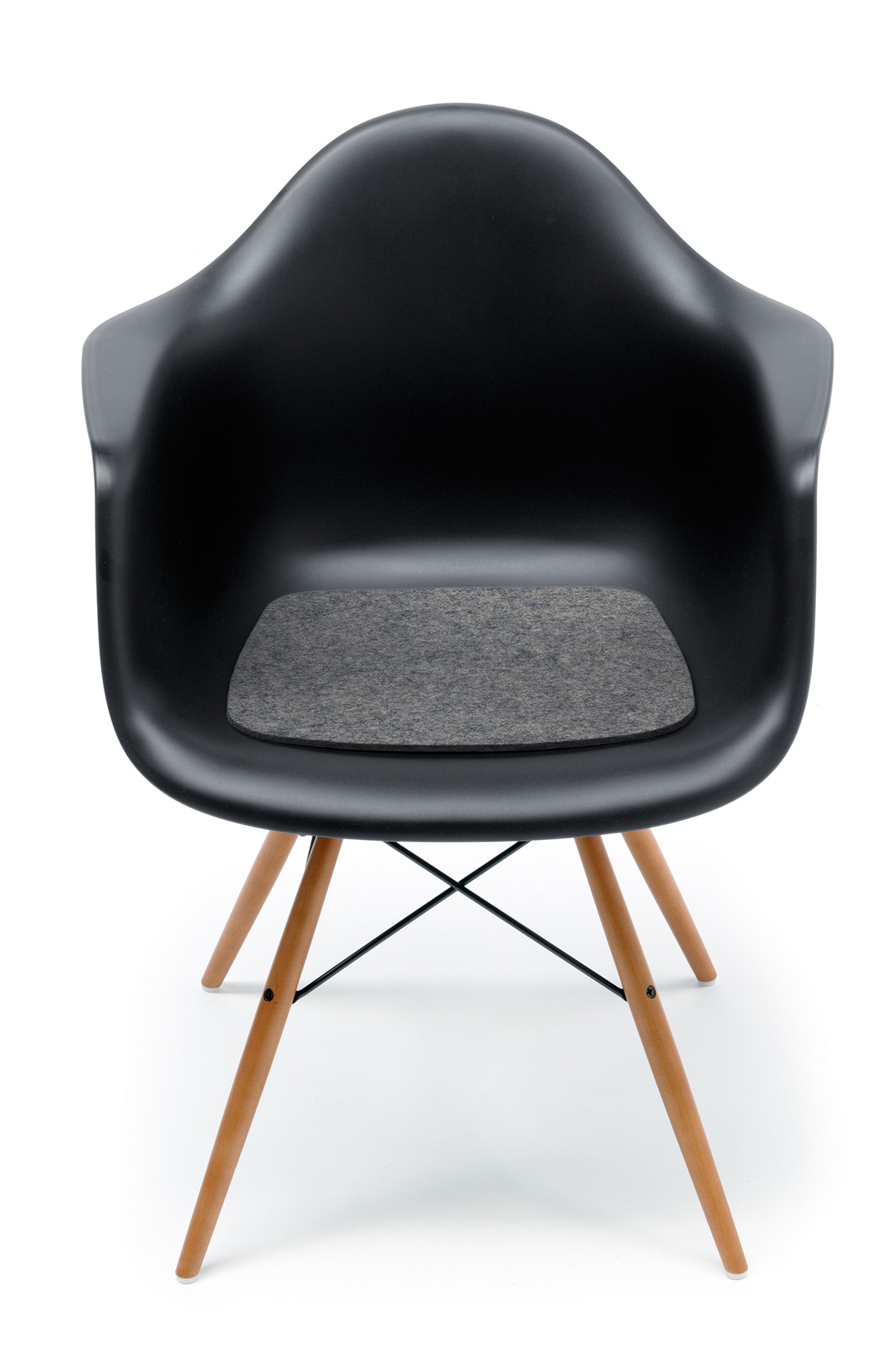 Seat pad-Felt pad Eames Plastic Arm Chairs DAR / RAR / DAW / DAX  Graphit Hey Sign SINGLE PIECES