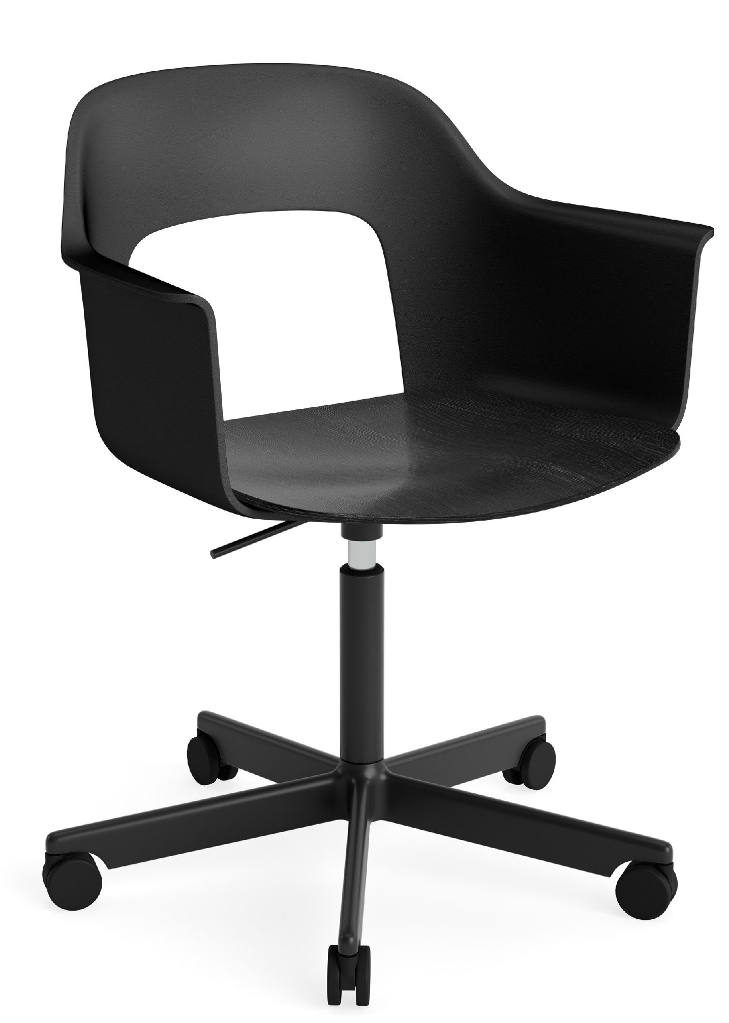 Layout Armchair 242 Armchair 4-star base gas lift with swivel function Hay