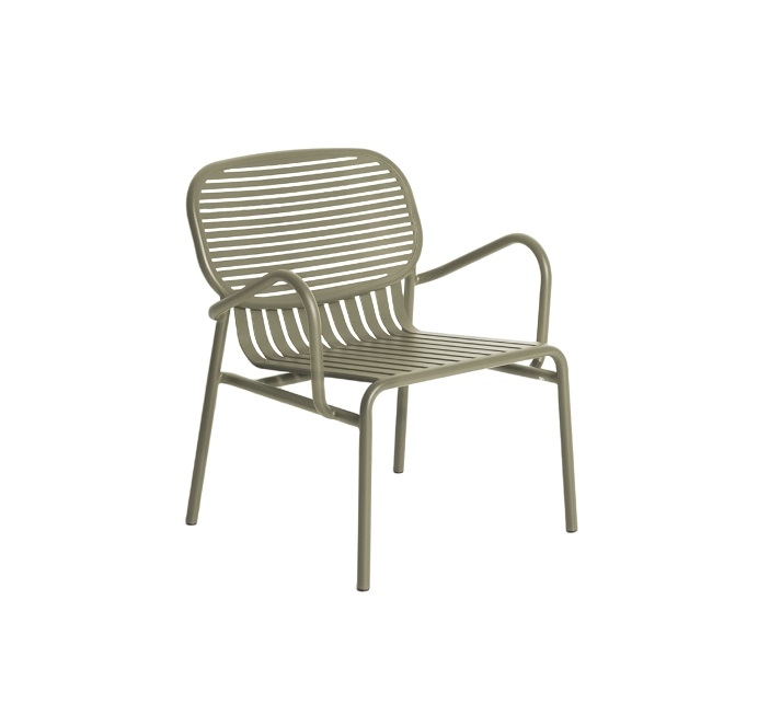 Week-End Garden Armchair Sessel von Petite Friture in Jade Grün, Gartenmöbel aus Metall.