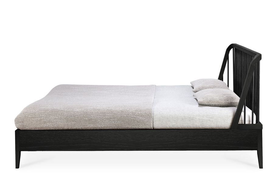 Spindle Bed Oak Black Ethnicraft