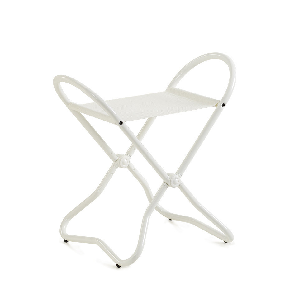 Chicago folding stool Lectus white
