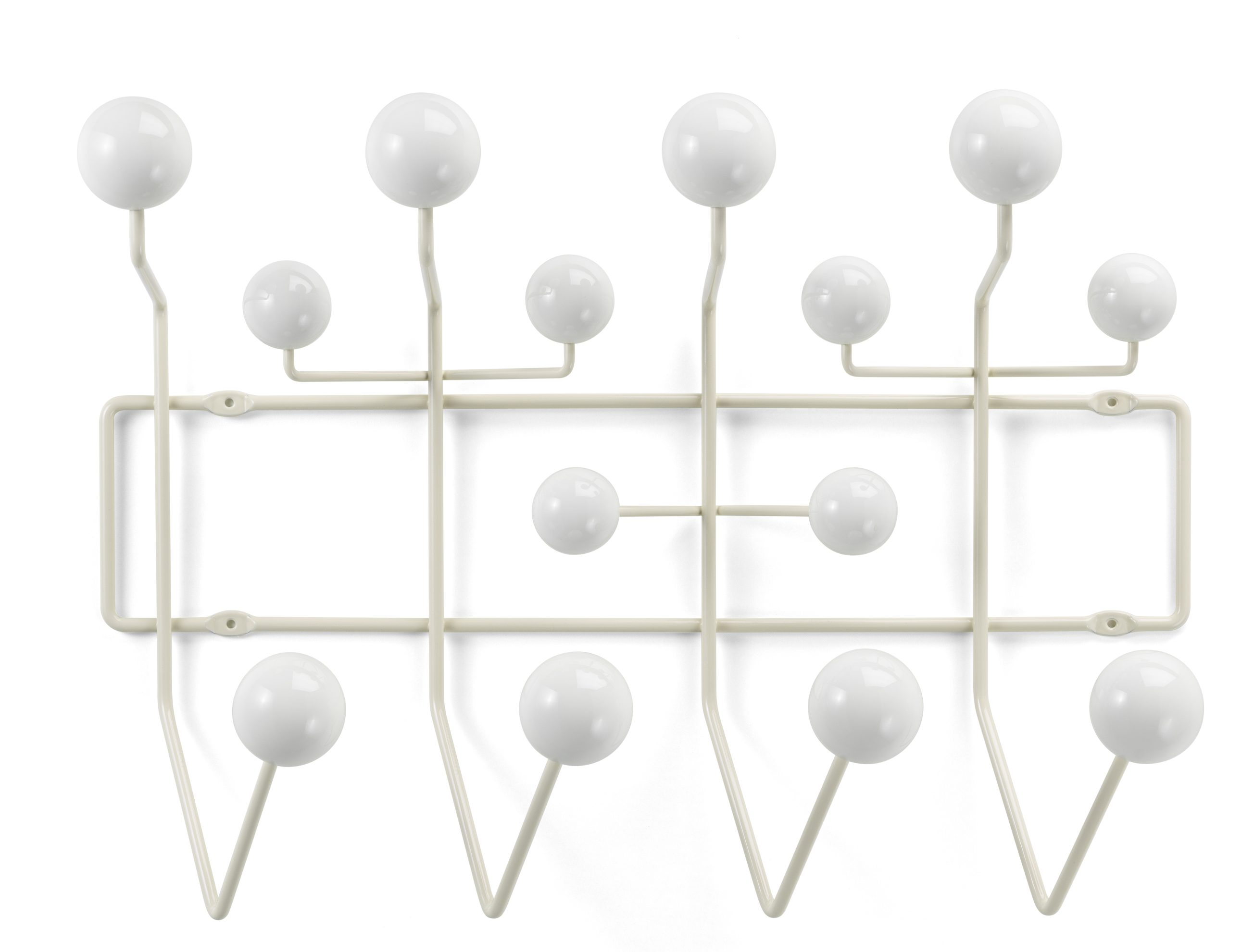 Eames Hang it all coat rack warm white Vitra 