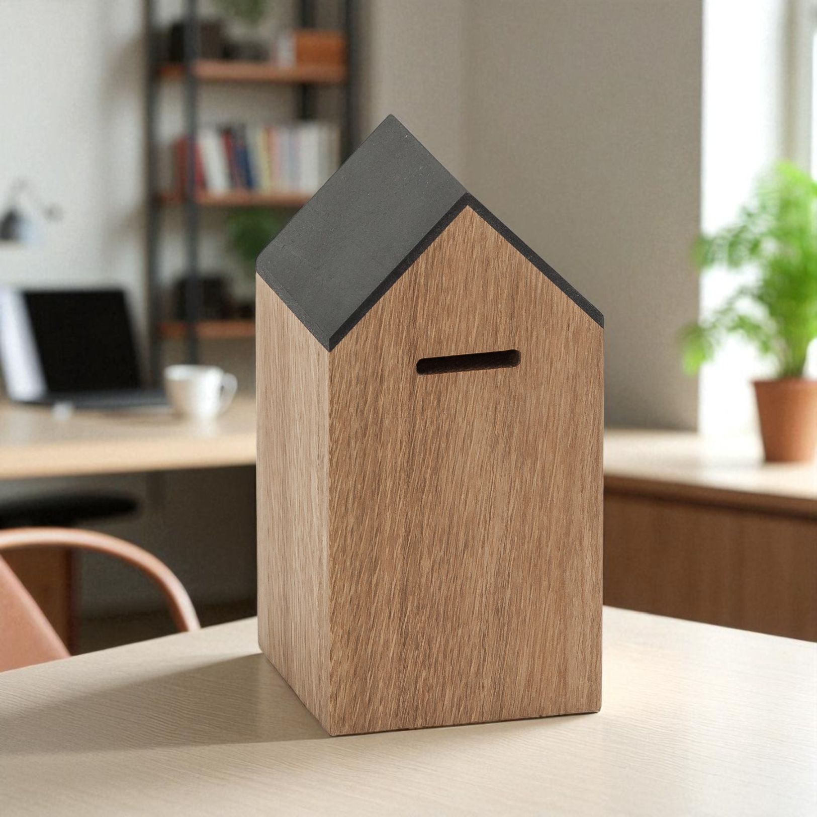 Money saving house Side by Side