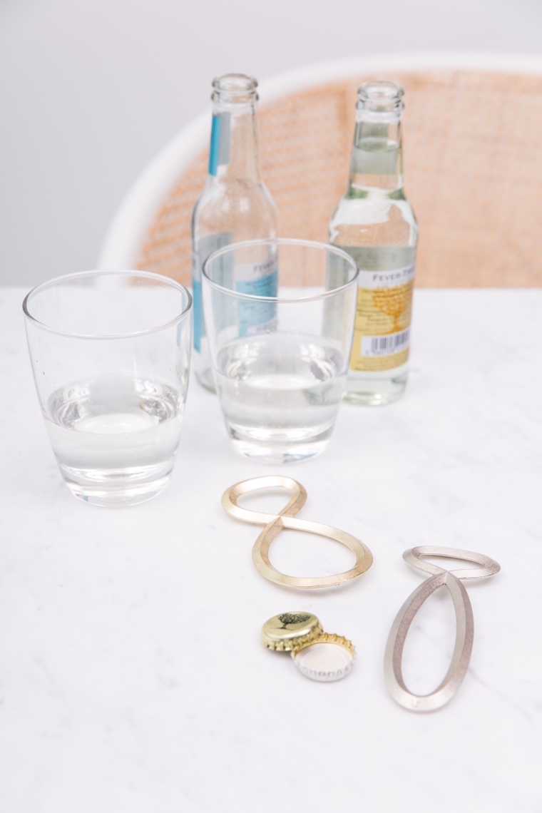 Poesie et Table Bottle Opener Bottle Friend silver Wheels