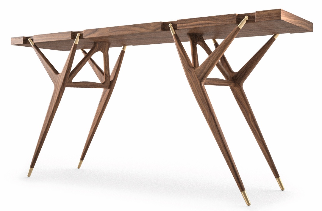 819 PA'1947 Console table American walnut Cassina