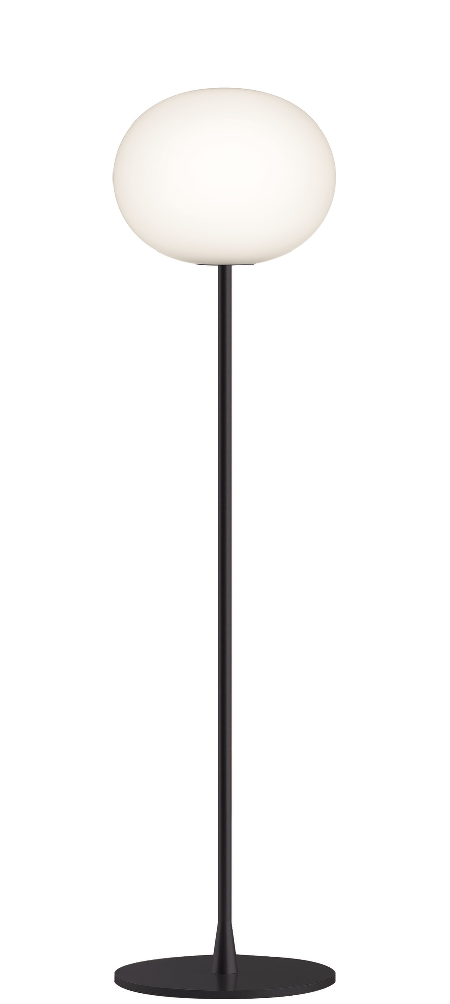 Glo Ball Floor Lamp Black Height 135 Flos