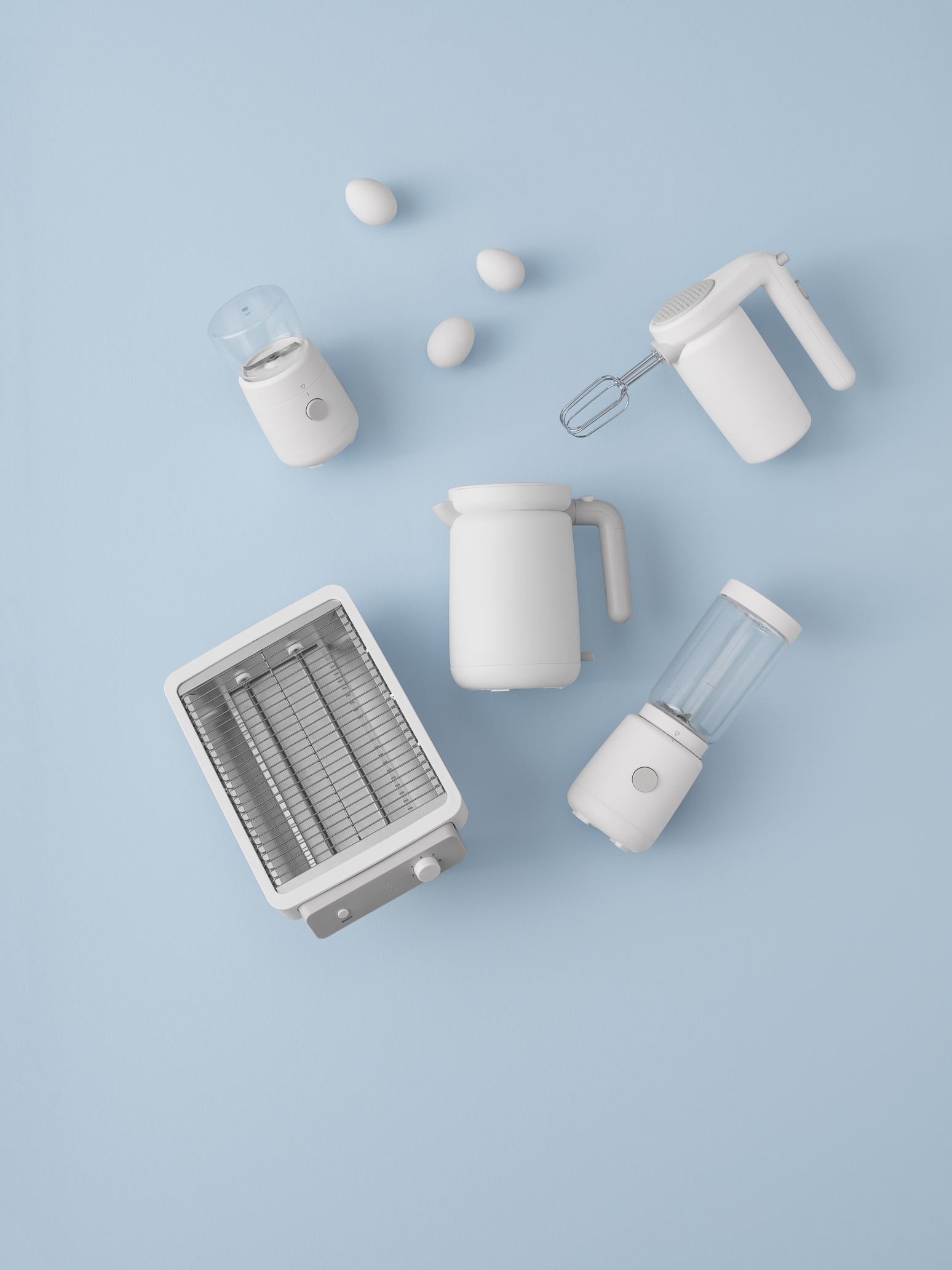 Foodie Hand mixer White RIG TIG by Stelton SINGLE PIECES