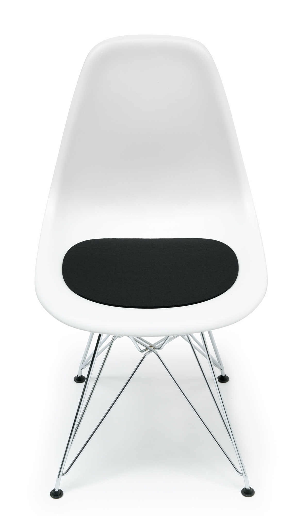 Seat pad-Felt pad Eames Plastic Side Chairs DSR / DSW Black Hey Sign