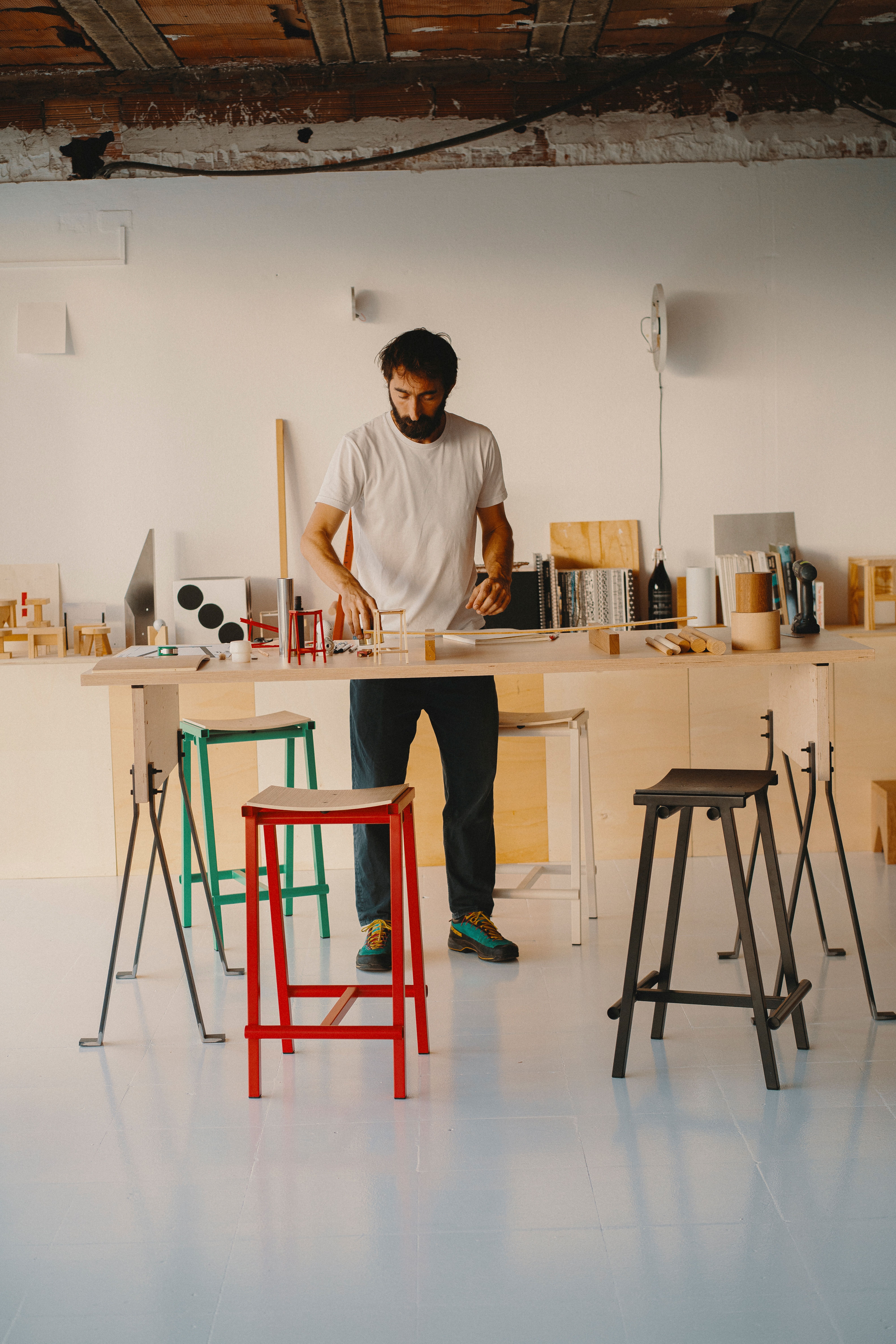 Taburete 8 Bar Stool Hay