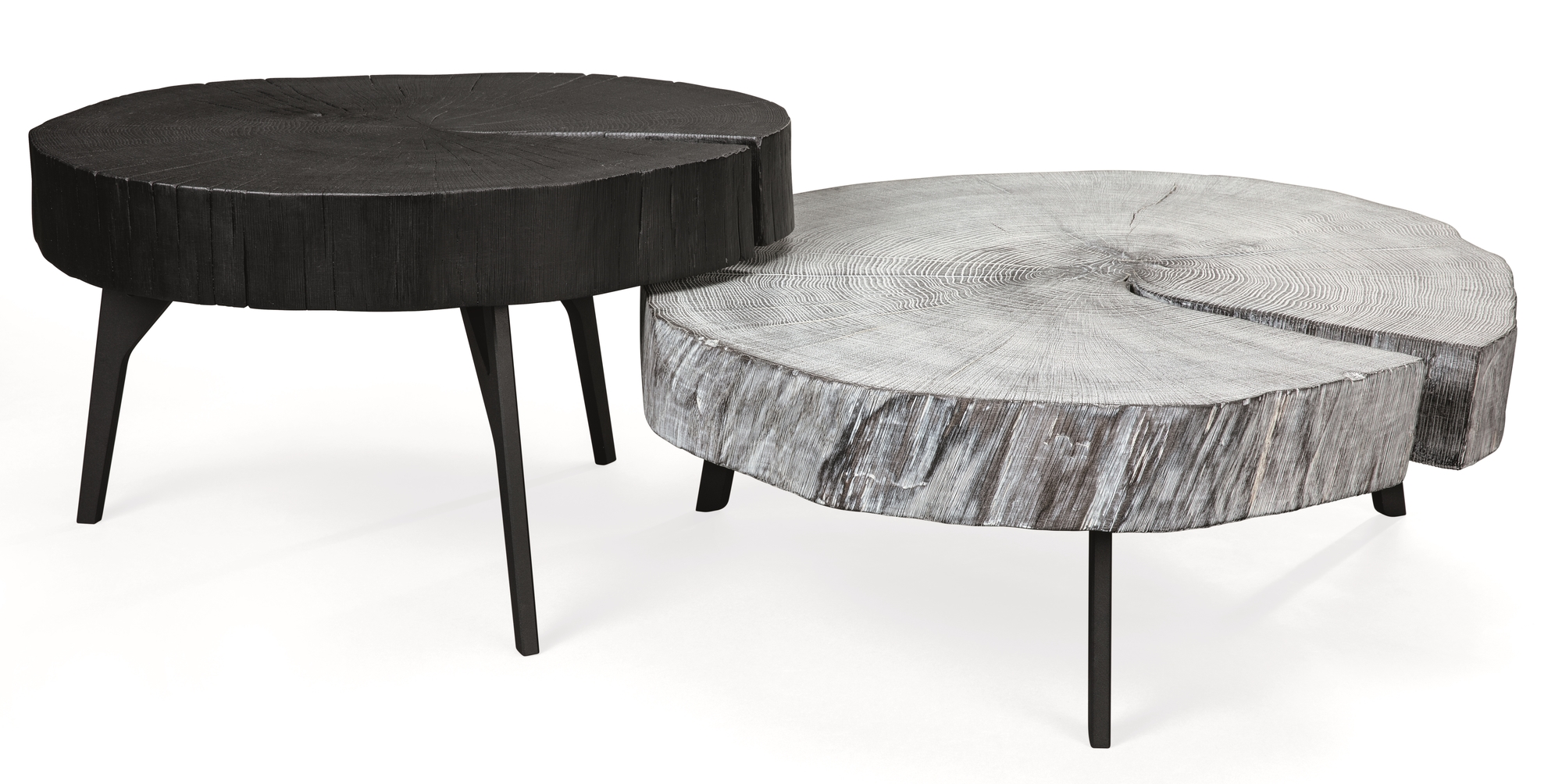 Stomp side table H28 charburned Janua