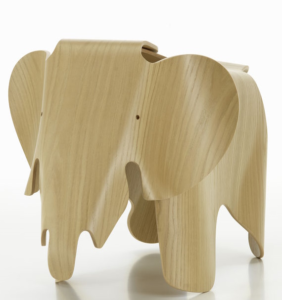 Eames Elephant Plywood Stool Vitra 
