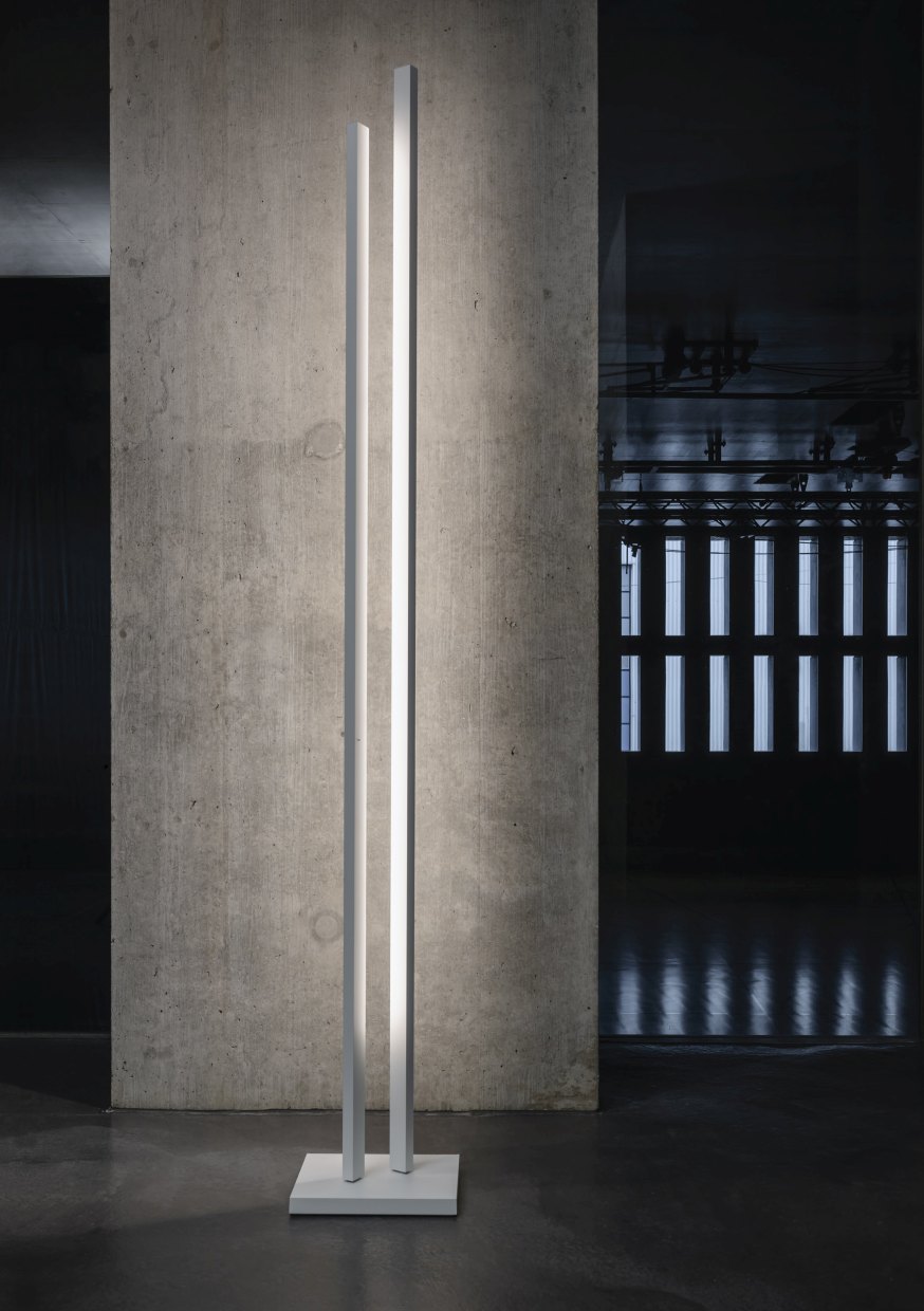 Zen Parallel floor lamp white - 2700K Steve Lechot Luminaires