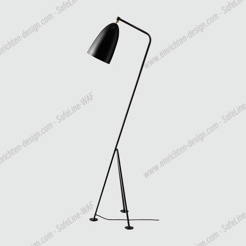 Gräshoppa / Grashoppa Floor light black Gubi