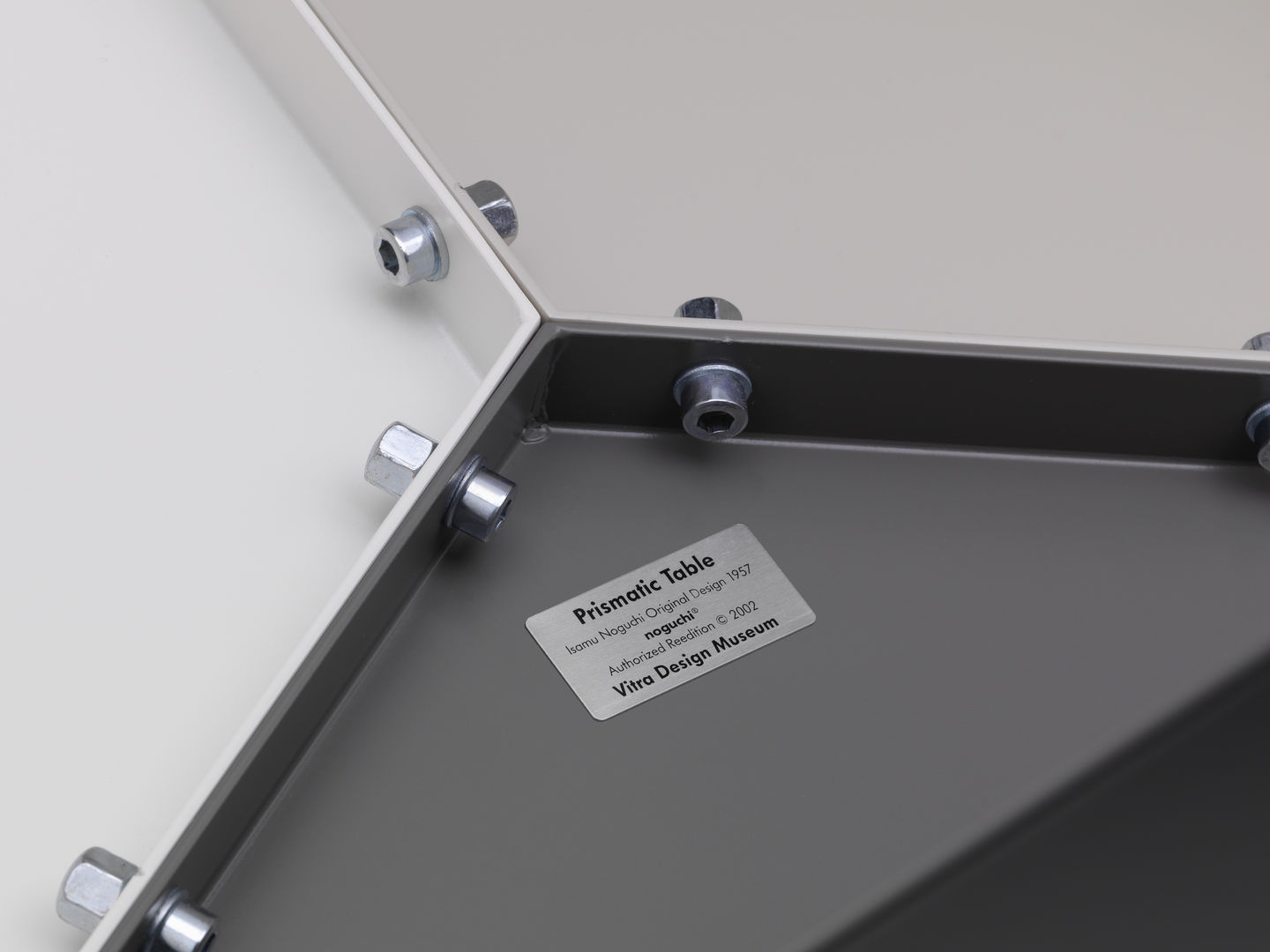 Prismatic Table side table, geometric design, Vitra