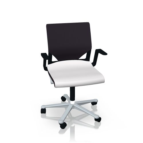 Modus 273/7 Office Swivel Chair Normal high back, with seat upholstery Wilkhahn