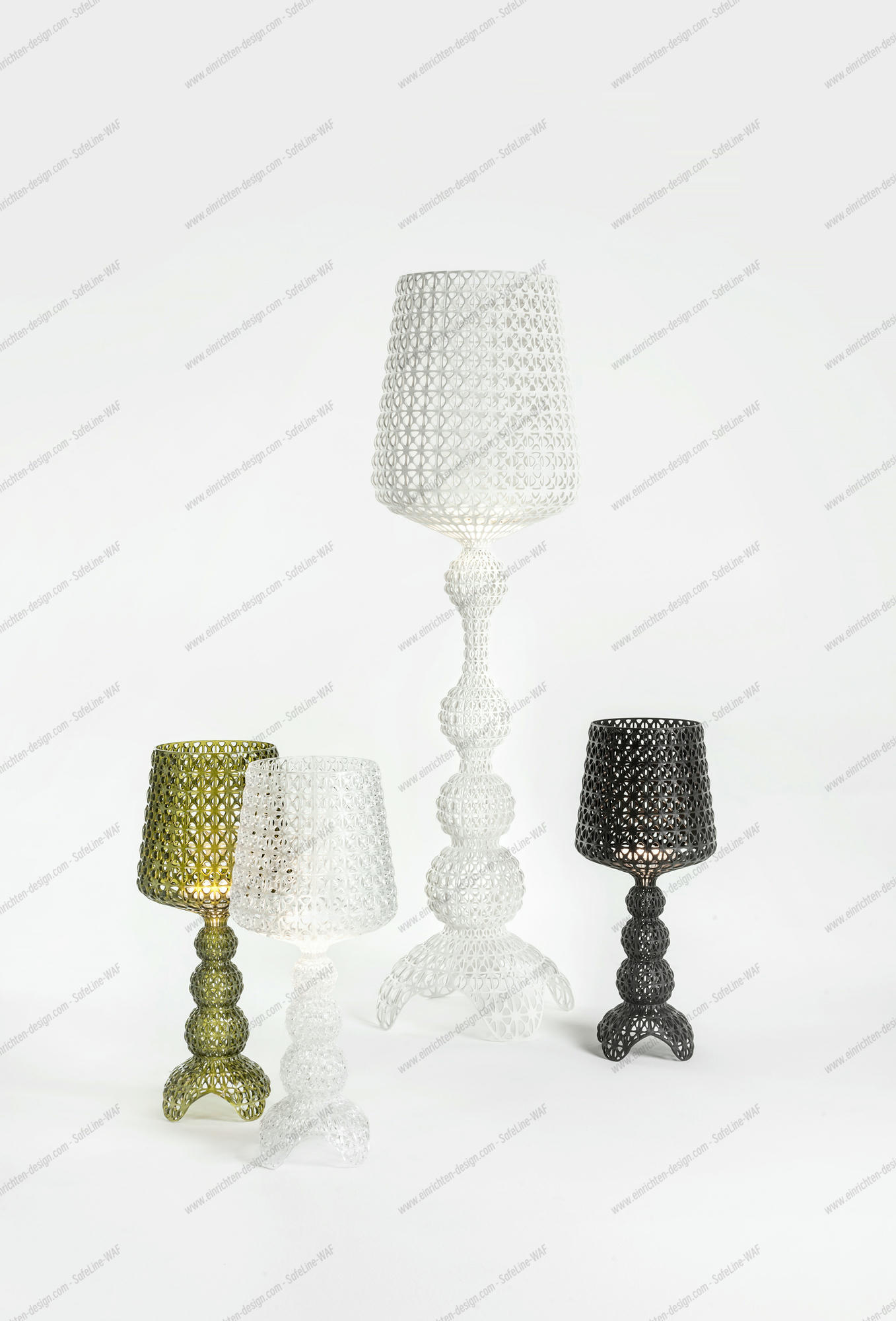 Mini Kabuki table lamp Green Kartell