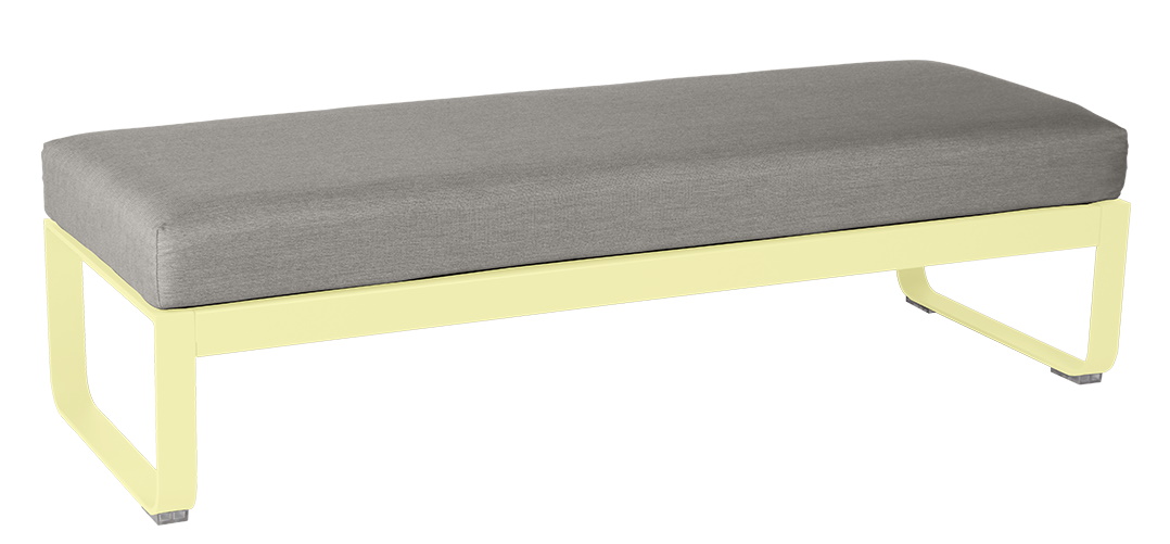 Bellevie 2-Seater Upholstered Stool Outdoor Fermob 