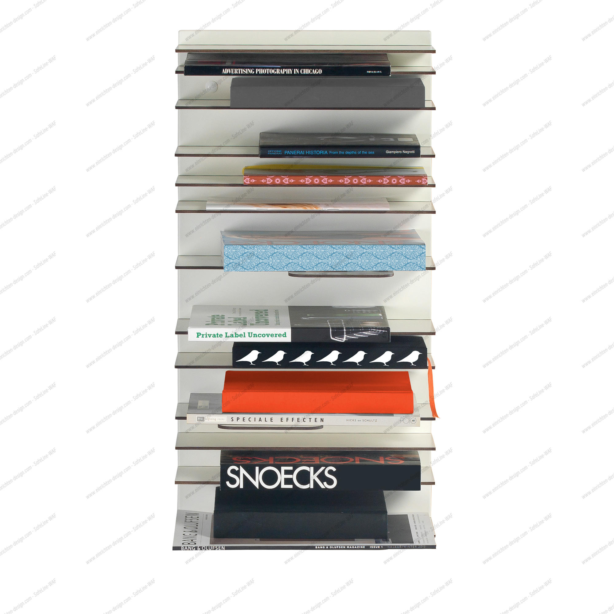 Paperback bookshelf Spectrum white 60x60 cm Paperback bookshelf Spectrum white 60x60 cm