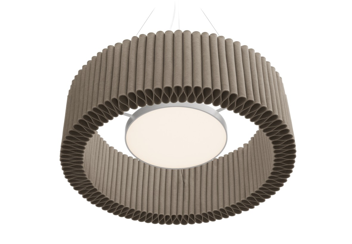 Wave ceiling object incl. suspension device Hey Sign