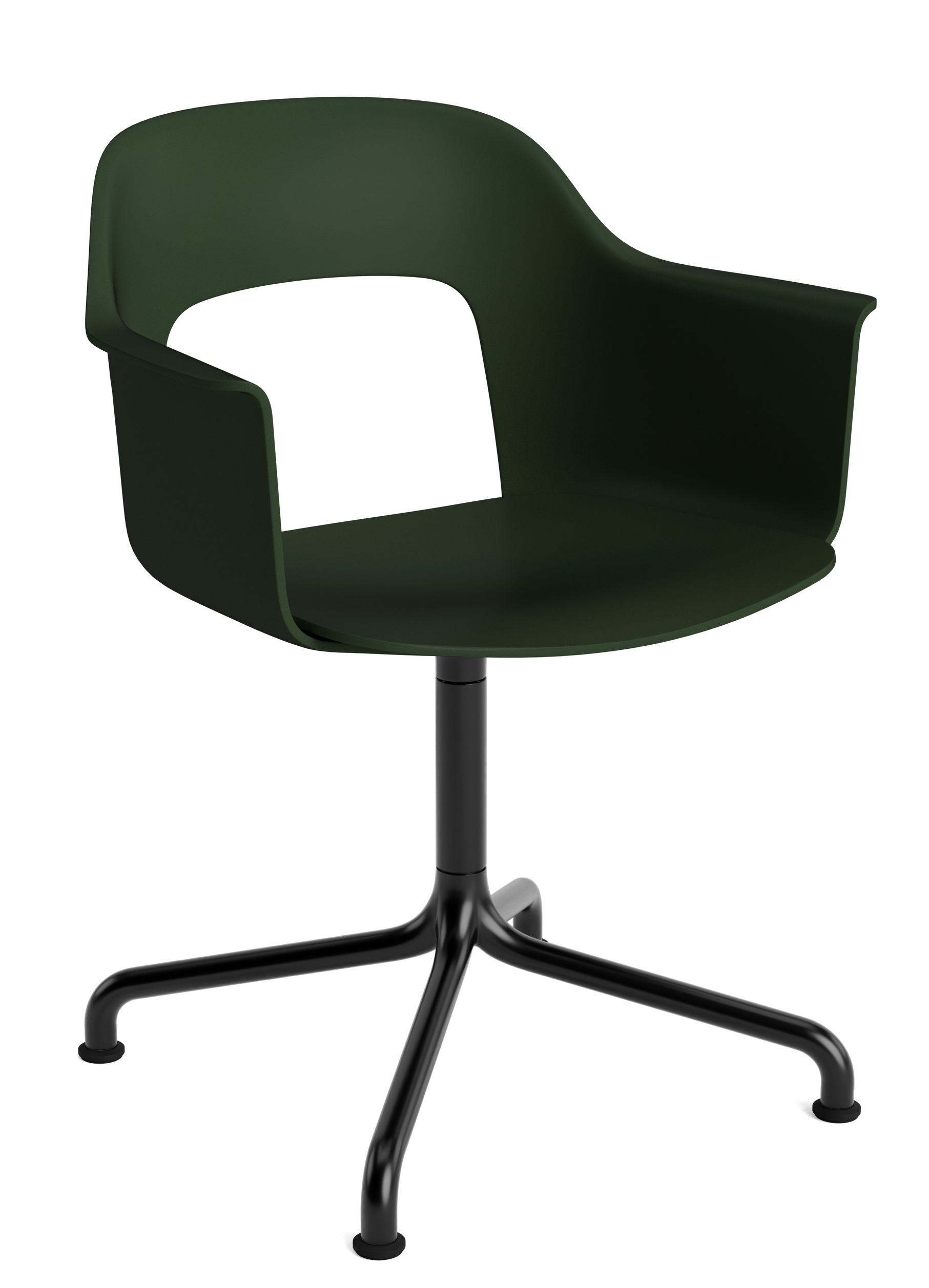 Layout Armchair 251 Armchair 4-star base swivel base with curved base Hay  