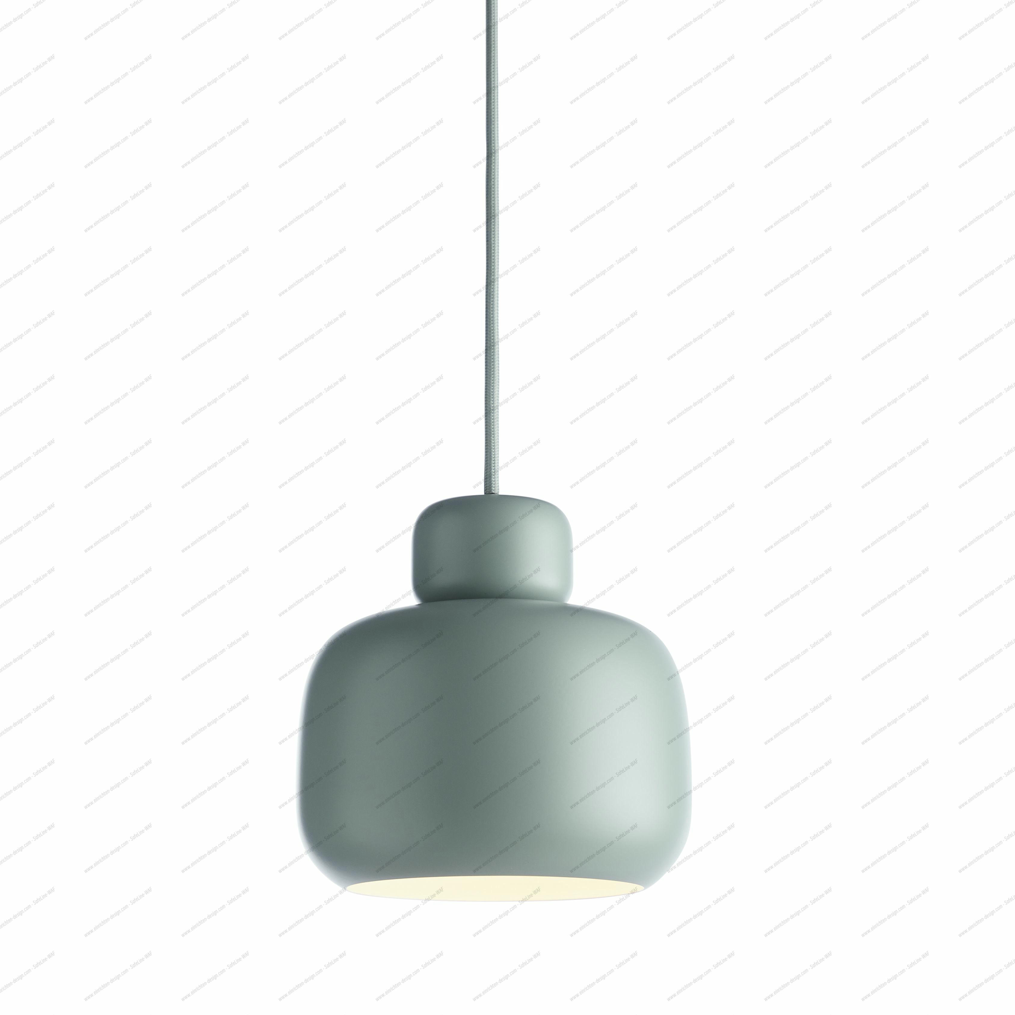 Stone Pendant Lamp Small Mint Woud