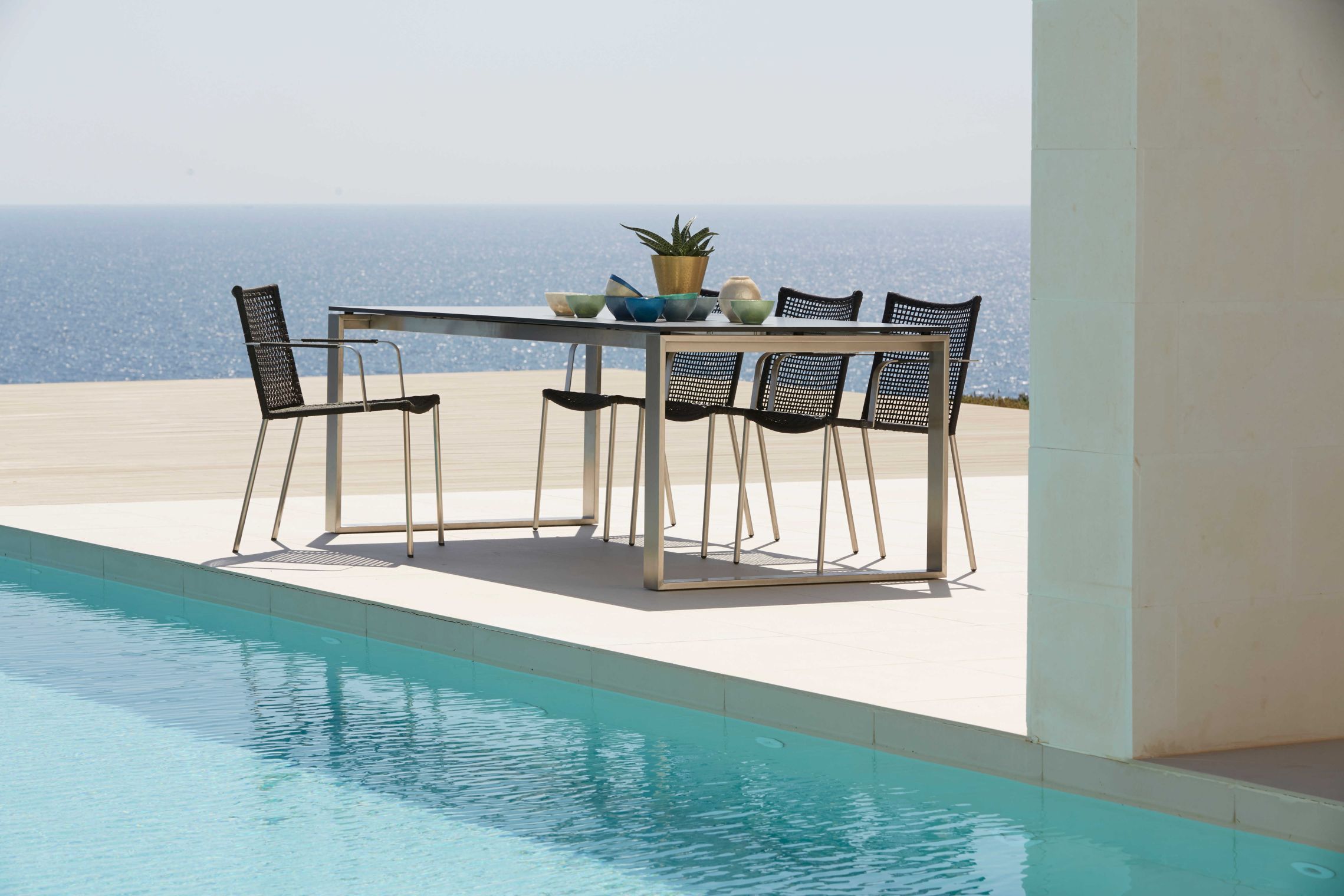 Straw Outdoor armchair Cane-Line
