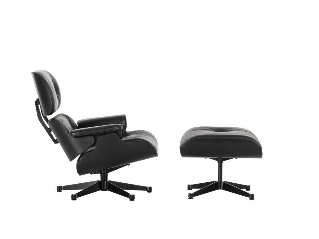 Eames Lounge Chair & Ottoman BLACK Vitra
