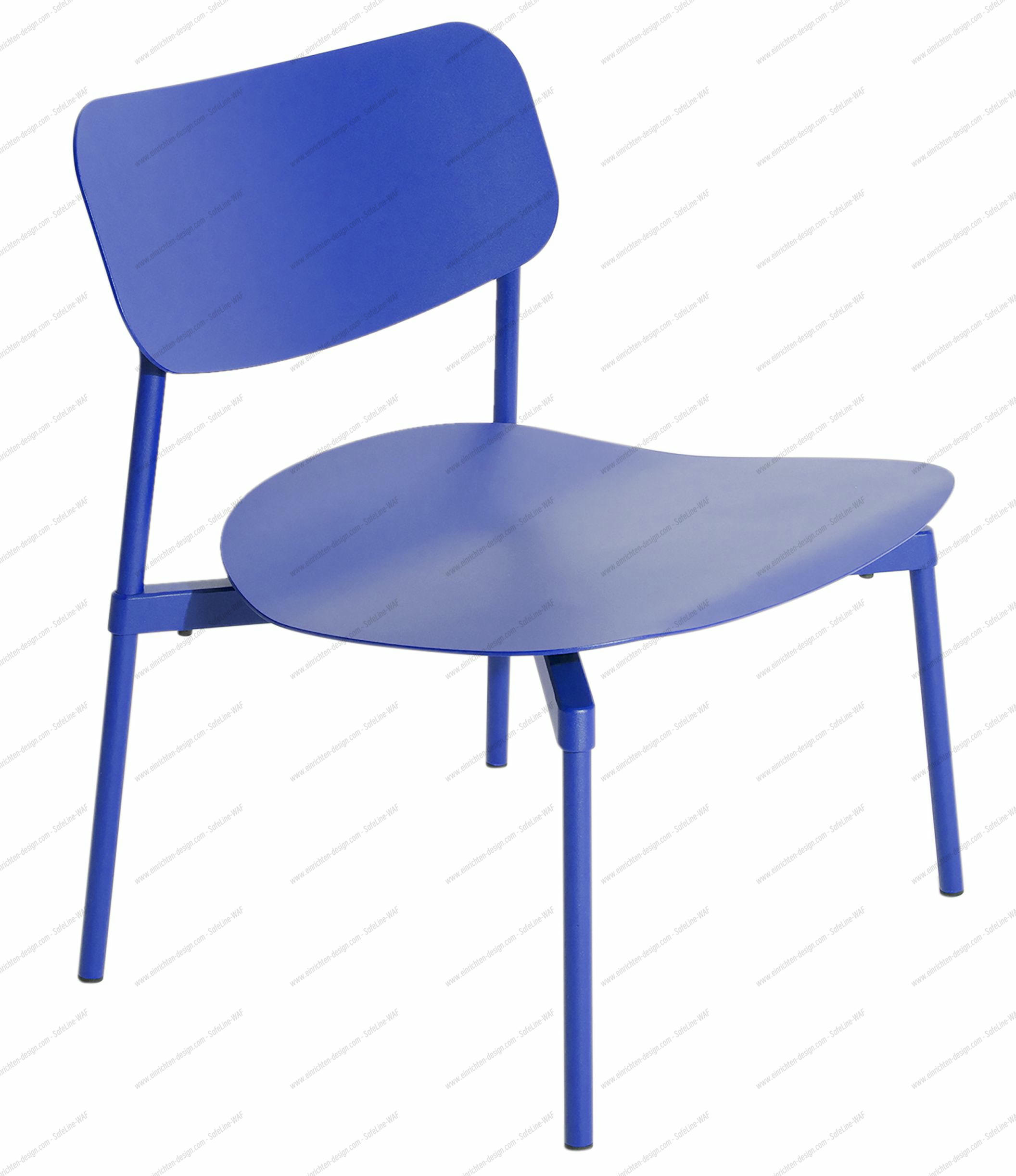 Fromme Lounge Chair Armchair Petite Friture Blue Fromme Lounge Chair Armchair Petite Friture Blue