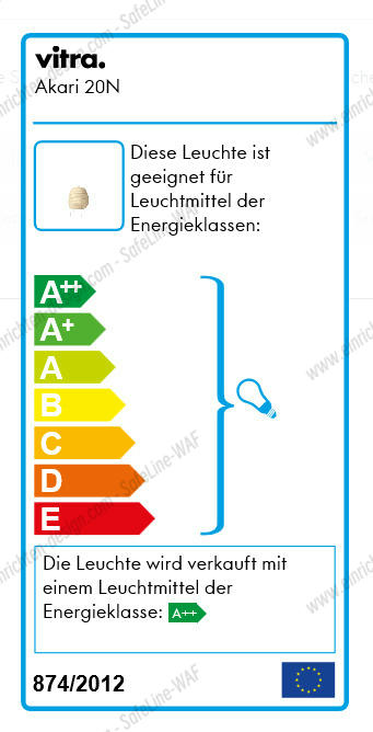 Akari Tischleuchte 20N