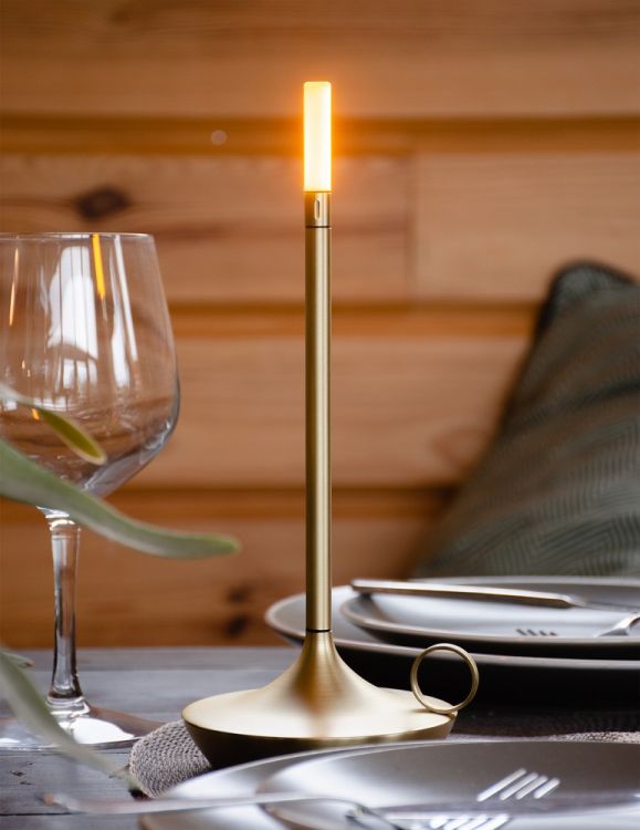 Wick Portable light / Tample lamp with USB Graypants