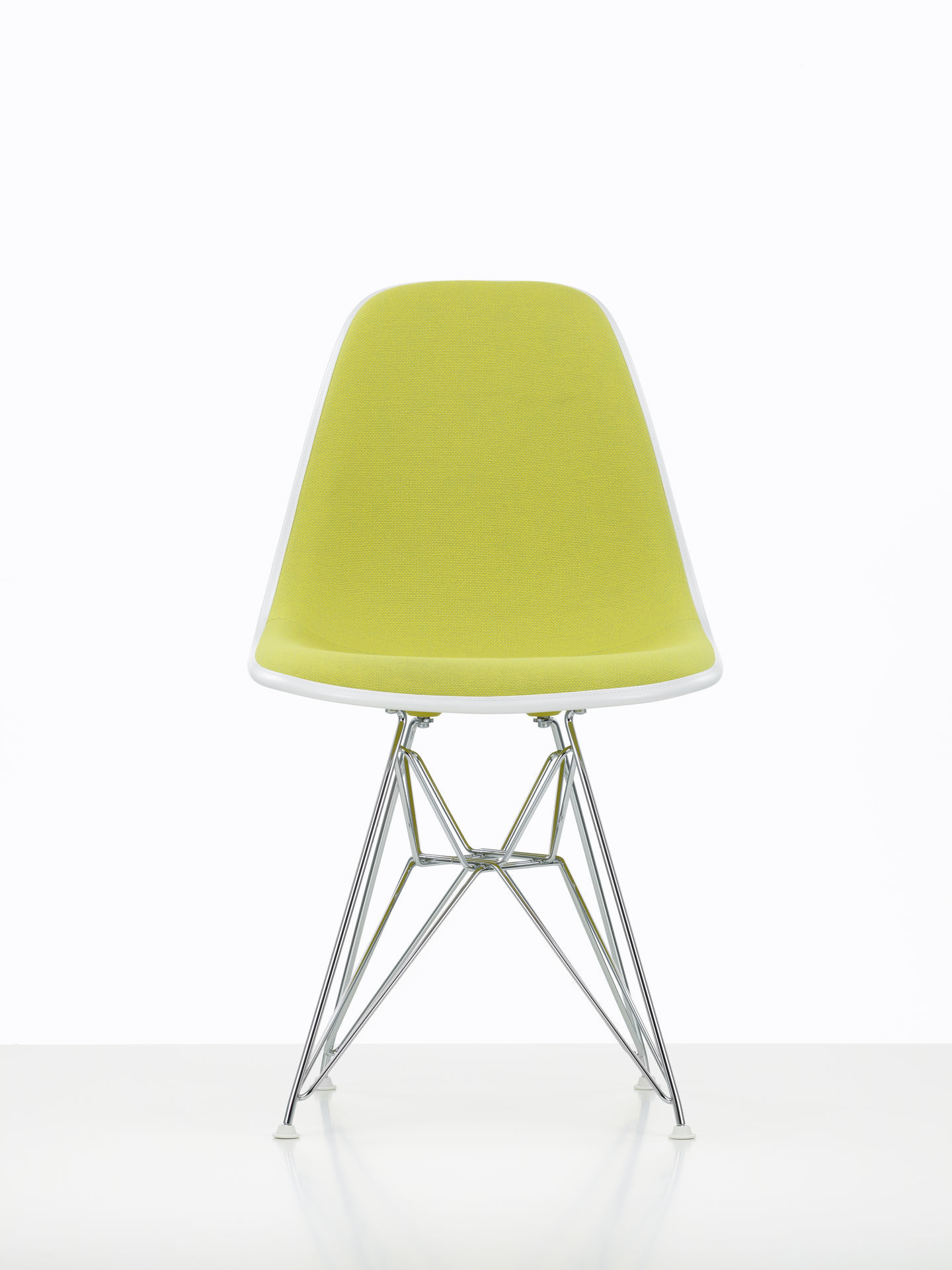 Eames Plastic Side Chair DSR Chair Fully upholstered Vitra