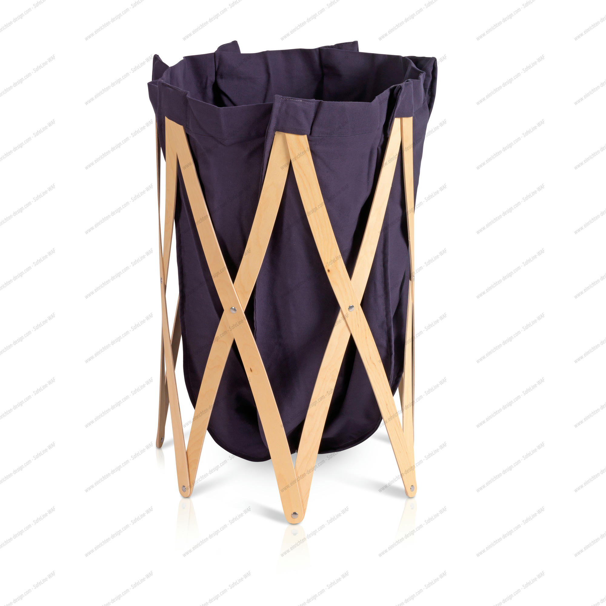 Marie Pi Laundry basket Klein &amp; More nature anthracite
