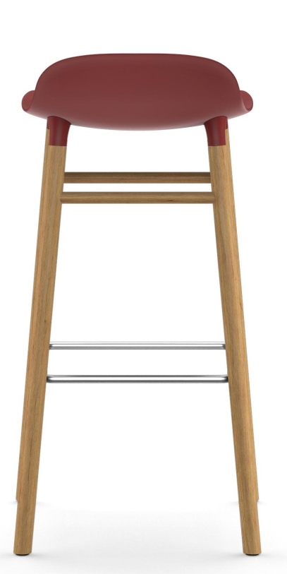 Form Barstool  H 75 cm Wood Normann Copenhagen