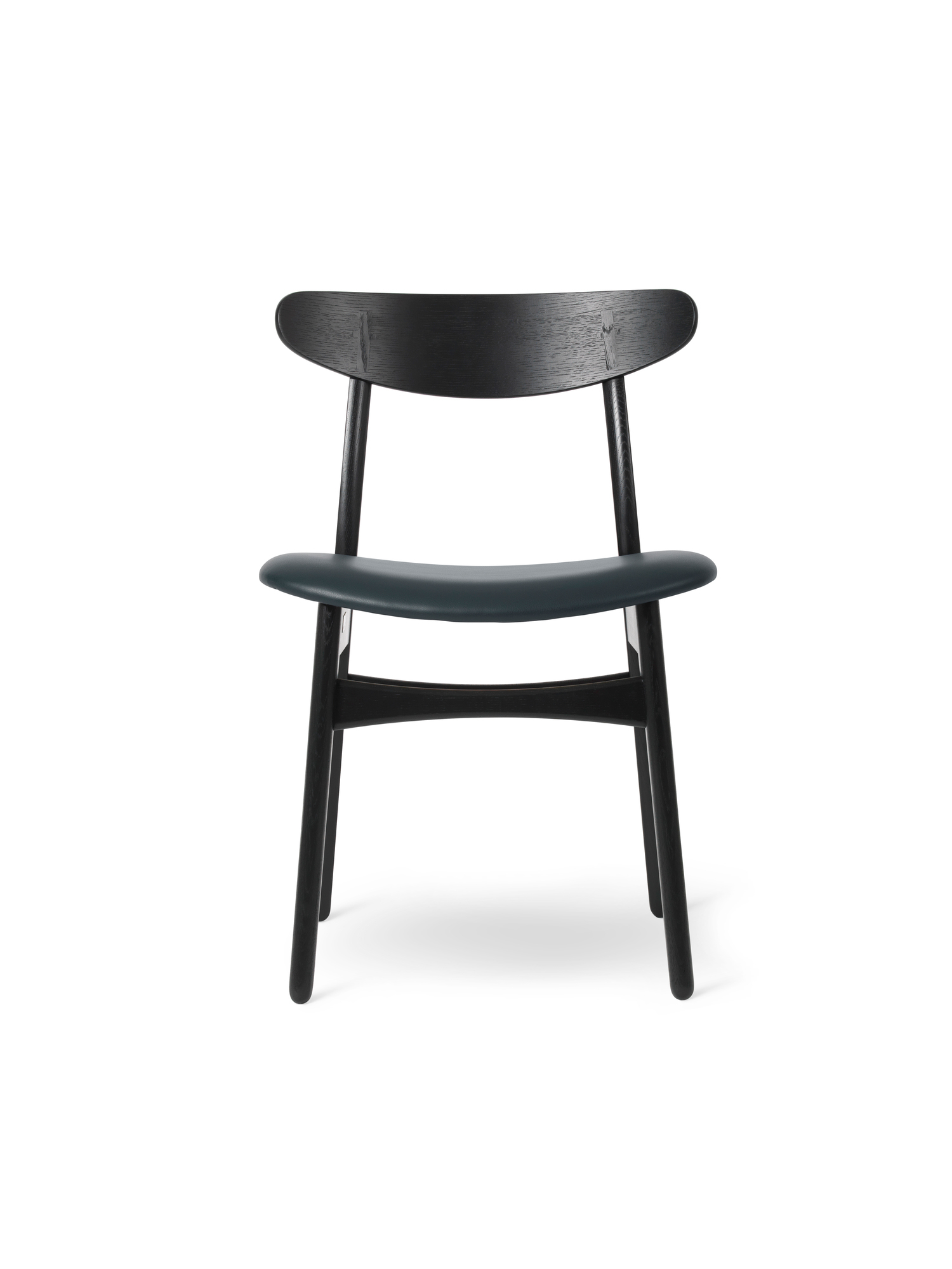 CH30P Chair upholstered Carl Hansen &amp; Søn Frame oak black Seat Thor 350