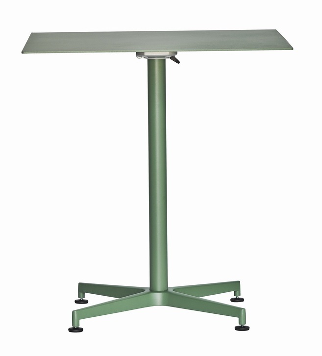 Fiam Vega outdoor folding table square Jan Kurtz