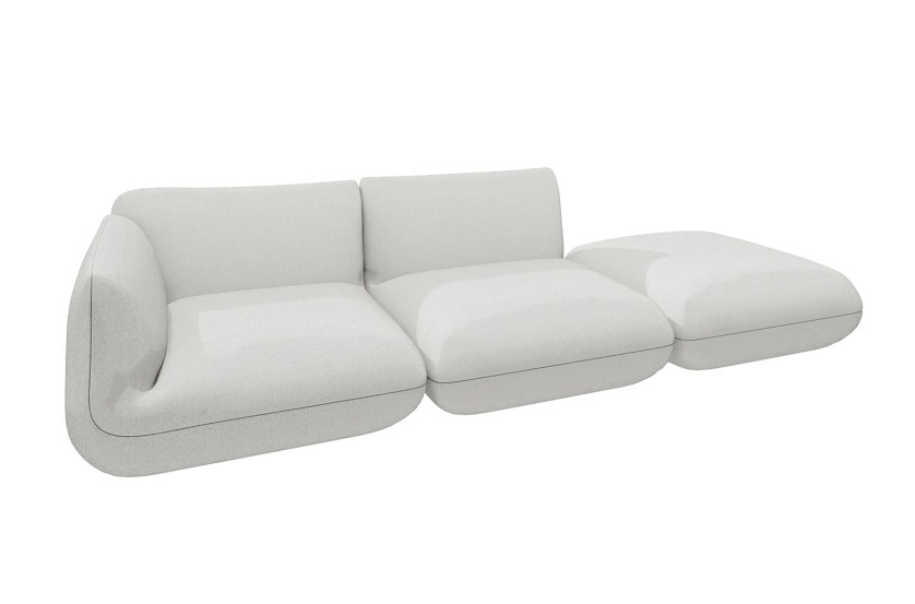Jalis21 Sofa Light grey Cor