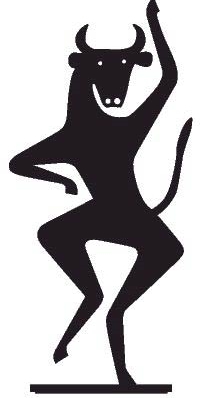 Silhouettes figure bull Vitra