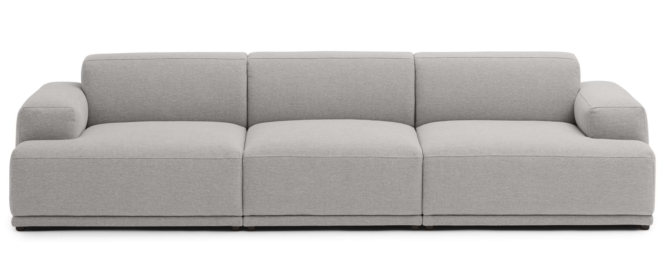 Connect Soft Modular Sofa 3-seater Clay 12 configuration 1 Muuto