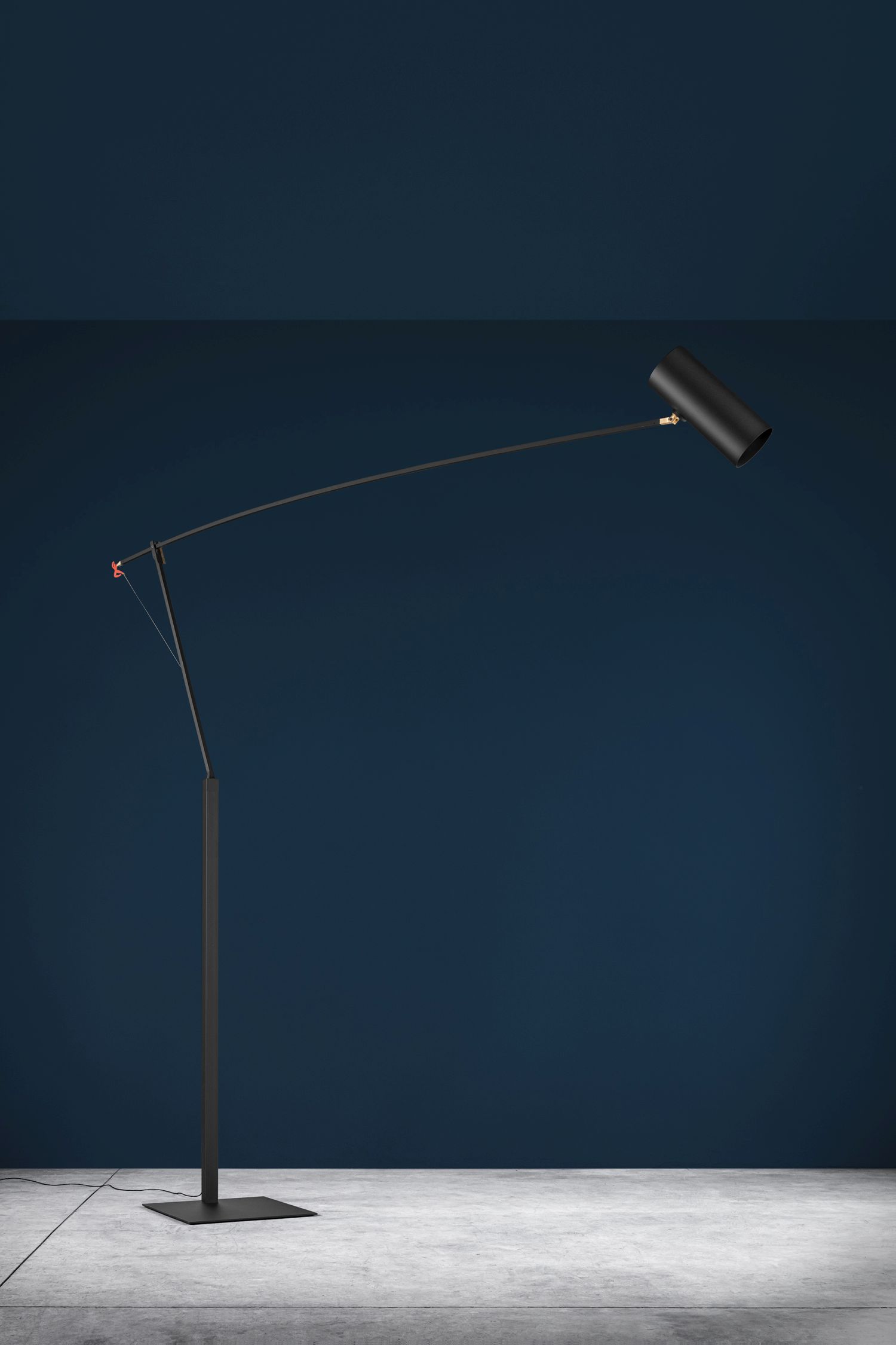 Ettorino BIG Floor Lamp Black Catellani & Smith