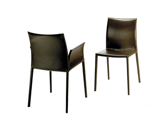 Chair Lea without Armrest B 44 cm Zanotta